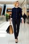 Women's Mercerized Look Special Yarn Textured Hair Knit Detailed Buttoned Long Sleeve Knitwear Cardigan Jacket - 4