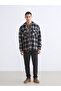 Comfortable Fit Long Sleeve Plaid Men's Shirt Jacket - 2