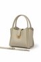 Women's Bag – Lock-Detail Clutch Bag | Gold-Accented, Full-Length Inner Wallet, Long Strap - 6