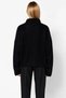 Women's Oversized Mold Polo Neck Low Arm Long Sleeve Boucle Knitwear Cardigan Comfortable and Stylish Look - 6