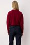 Women's Oversized Button Crop Knit Cardigan Combines Soft Texture and Comfort in One Stylish - 6