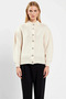Women's Soft Textured Jewel Button Crop Knit Cardigan, an Elegant Choice Offering Everyday Chic and Comfort - 5