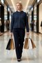 Women's Zip-Up Crew Neck Low Sleeve Ethnic Pattern Thick Knitwear Cardigan Acrylic Polyester Cotton - 4