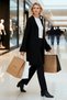Women's V-Neck Raglan Sleeve Long Length Loose Fit Soft Textured Plain Pattern Comfortable Knitwear Knit Cardigan - 4