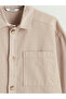 Comfortable Fit Long Sleeve Men's Shirt Jacket - 3