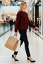 Women's Textured Tassel Knit Cardigan Is an Indispensable Item in the Winter Wardrobe with Its Stylish Design and Soft Texture. - 4