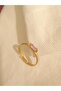 Pink Stone Adjustable Design Zircon Ring