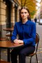 Women's Lace-Like Knit Hole Boucle Yarn Knitwear Cardigan Casual Elegance and Offering Long Sleeve Top Wear - 3