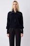 Women's Wide-Fit Turn-Down Collar Zippered Knitwear Cardigan Long-Sleeved Top Clothing Offering Comfortable and Stylish Look - 5