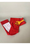 Bird Foot Patterned Unisex Socks (1 Pair) – Fun Funny Socks Premium Red - 5