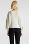Women's Regular Fit V-Neck Balloon Sleeve Rose Detail Crop Knit Cardigan Offers Elegance with Its Soft Texture - 6