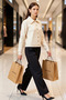 Women's Casual Special Lace Detail Polo Neck Long Sleeve Knitwear Cardigan Relaxed Fit Comfortable Touch - 4