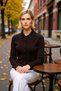 Women's Ribbed Polo Neck Knit Cardigan Timeless Style and a Key Piece in Everyday Outfits Stylish - 3