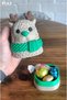 Knitted Patterned Deer Themed Christmas Storage Box