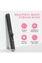 2-in-1 Hair Straightener & Curler, 1.25in Curling Wand, 20M Negative Ions (Black) - 6