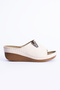 Noemi Women's Anatomical Comfortable Padding Sole Buckle Accessory Detailed Summer Home Daily Slippers