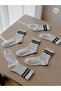 6 Pairs of White Cotton Socks Tennis/College Daily Sports Unisex Sweat Absorbent - 3