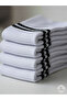 3 Pairs Black 3 Pairs White Unisex College Socks Comfortable Cotton - 5
