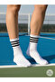 3 Pairs Black 3 Pairs White Unisex College Socks Comfortable Cotton - 6