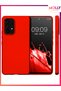 Flame Red Matte Silicone Case for Samsung Galaxy A73