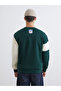 Green Crew Neck Nfl Printed Men's Thick Sweatshirt - 4