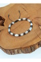 Certified Moonstone and Hematite Natural Stone Bracelet - Stress & Evil Eye & Emotional Balance - 4