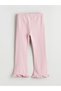 Burgundy Elastic Waist Spanish Style Girls' Leggings, Pack of 2 - 7