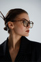 Blue Light Protection Leopard Round Unisex Glasses - 4