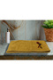 Soft Textured Cotton Towel with Floral Motifs and Cat Claw Embroidery |   50X90 cm - 3