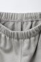 Unisex Children's Cotton Gray Minimal Printed Tracksuit Set – Relaxed Fit - 4
