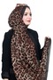 Organic Cotton Soft Shawl Leopard Pattern Lightweight Stylish Shawl - 2