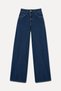 Women's Indigo Wide Leg Jean Pants - 5
