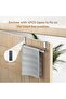 Over Cabinet Stainless Steel Towel Bar,Silver,2 Pack,No-Drill Rustproof Towel Holder with Foam Pads - 6