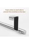 Over Cabinet Stainless Steel Towel Bar,Silver,2 Pack,No-Drill Rustproof Towel Holder with Foam Pads - 4