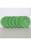 Passionflower Grass Green Rattan Wall Decoration & Supla Set of 6 33 cm - 2