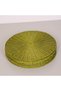Passionflower Green Color Rattan Wall Decoration & Supla Set of 6 35 cm