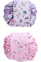 Drawstring Makeup Bag Waterproof Large Cosmetic Toiletry Organizer BAG001(2 pack)