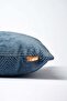 Woven Velvet Geometric Pattern Throw Pillow Cover-Blue - 2