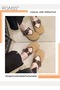 Women's Casual Suede Clogs, Trendy Vintage Sandals with Arch Support, Comfortable Elegant Leather Mu - 3