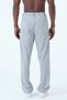 Wide Leg Pleated Men's Gray Fabric Pants up to 10XL - 4