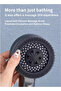 Filtered Handheld Shower Head: High Pressure, Scalp Massager, Soften Hard Water, 4 Modes - 2