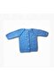 Hand Knitted Waterway Patterned Baby / Child Cardigan Blue (0-2 Years Old) - 3