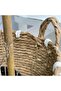 طقم سلال خوص وحبل Set of Wicker and Rope Baskets - 2