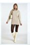 Women's 3 Thread Thick K Hooded O Oversized Curve Mold Long Sleeve Sweatshirt Sweater - 7