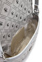 Women's Faux Leather Gray Messenger Bag - 4