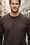 Slim Fit Crew Neck 30% Cotton Men's Casual Sweater - 3