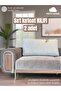 2 Pcs Large Back Cushion Cover - Back Cushion Pillow Cover with Zipper - Fabric Cover Box Model
