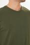 Men's Cotton V-Neck Long Sleeve T-Shirt Khaki 5021-H - 8