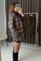 Women's quilted sporty and stylish plaid jacket - 4