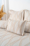 Carina Cappuccino Embroidered Double Bedspread Set - 4 Piece Dowry Set - 5